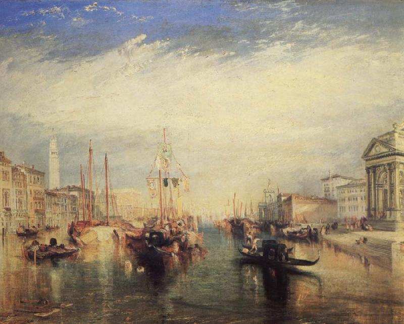 Joseph Mallord William Turner THe Grand Canal France oil painting art